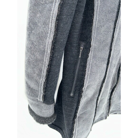 Women's Kuhl Dani Sherpa Trench Coat In Raven Size M - Picture 5 of 9